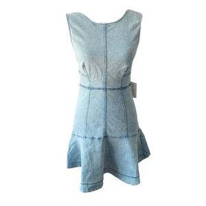 NWT Free People Ocean Spray Denim Dress